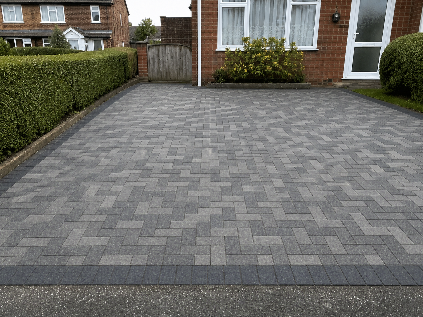 Driveway transformation in London — after